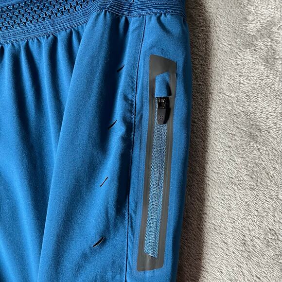 Ten Thousand Lightweight Run Performance Session Shorts Size XL 5” Teal Lined - Picture 3 of 5